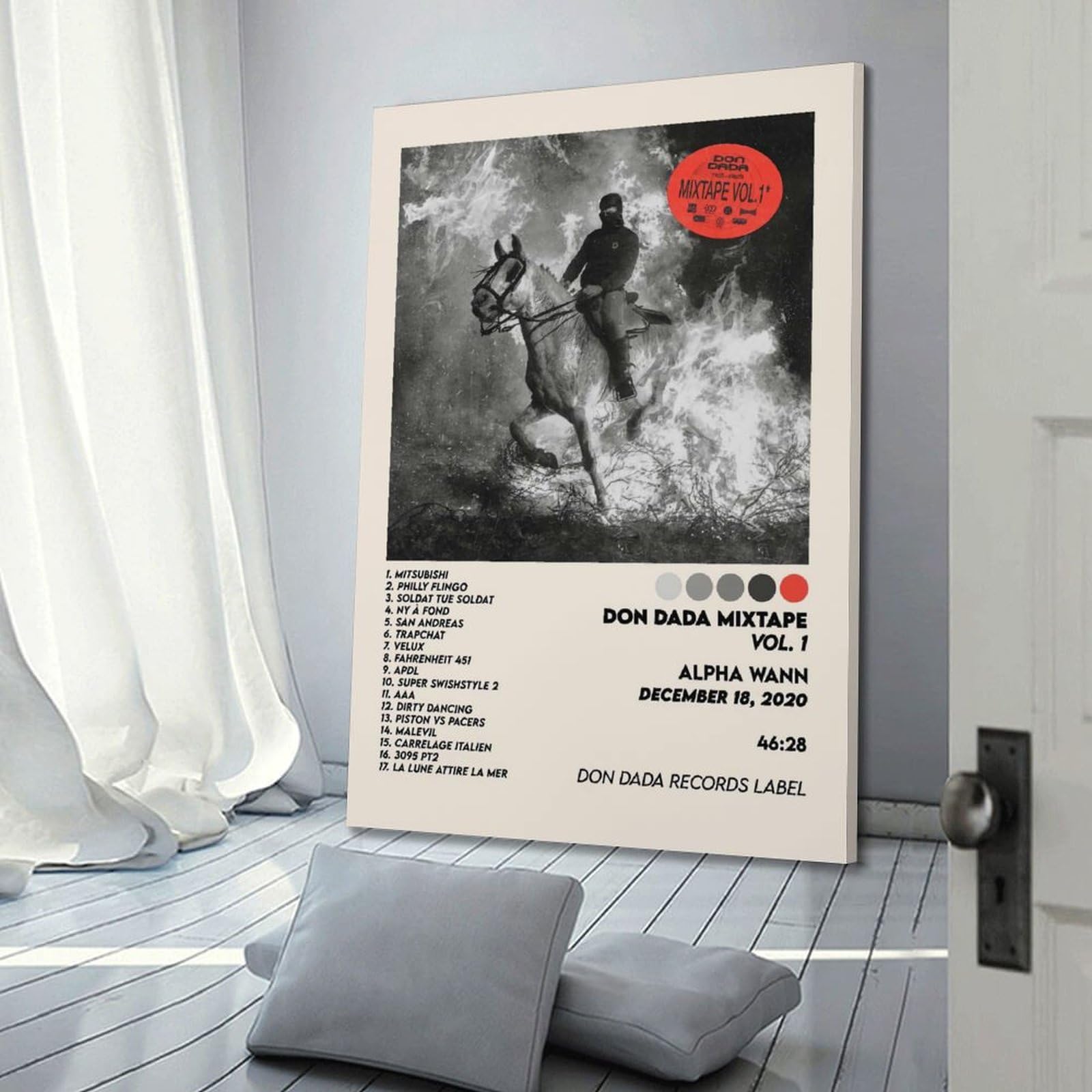 Rebecca Ferguson 4 Poster Sur Toile Pour Chambre à Coucher, Décoration Murale Sans Cadre, 50 X