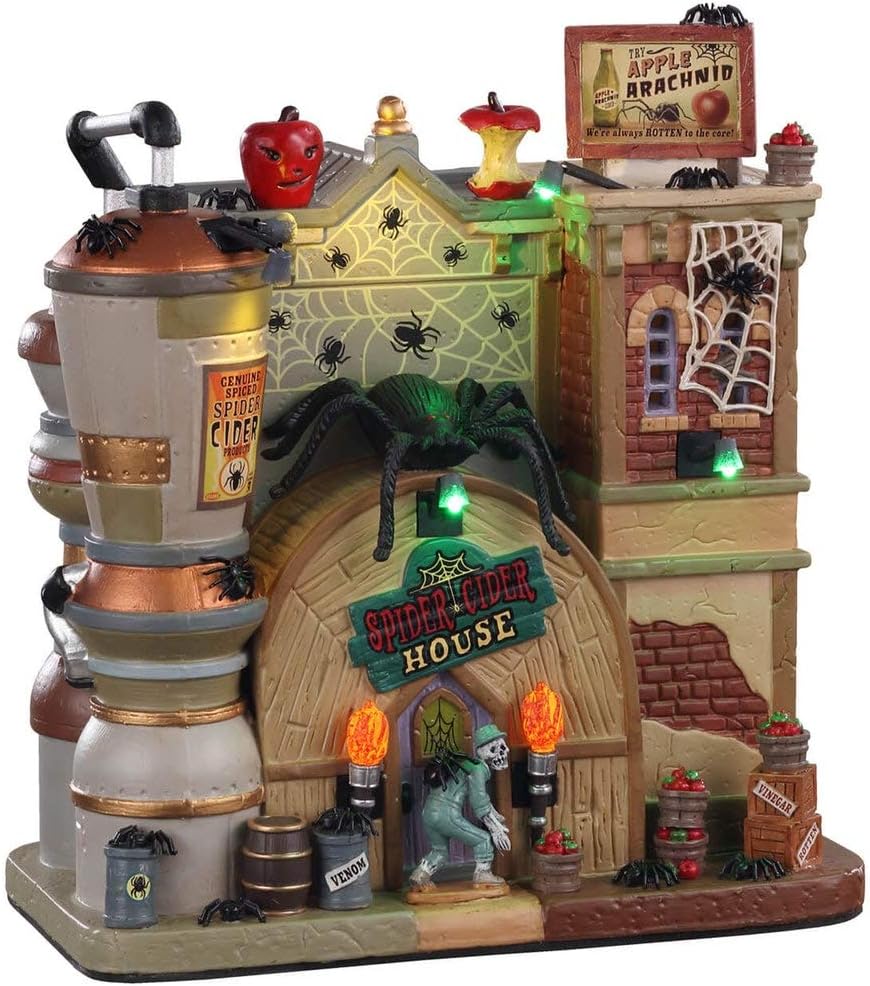 Lemax Village Collection Spider Cider House # 05606