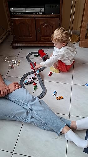 BASAMOU spoor elektrische auto voor kinderen 3 4 5 6 7 8 jaar oud