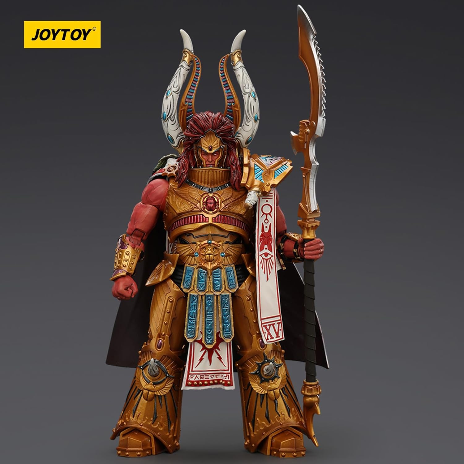 JOYTOY Warhammer 40k Thousand sons, Thousand sons Magnus The Red Primarch of The XVth Legion 1/18 Action Figure Collectible Model，Dedicated to You Who Love Collecting