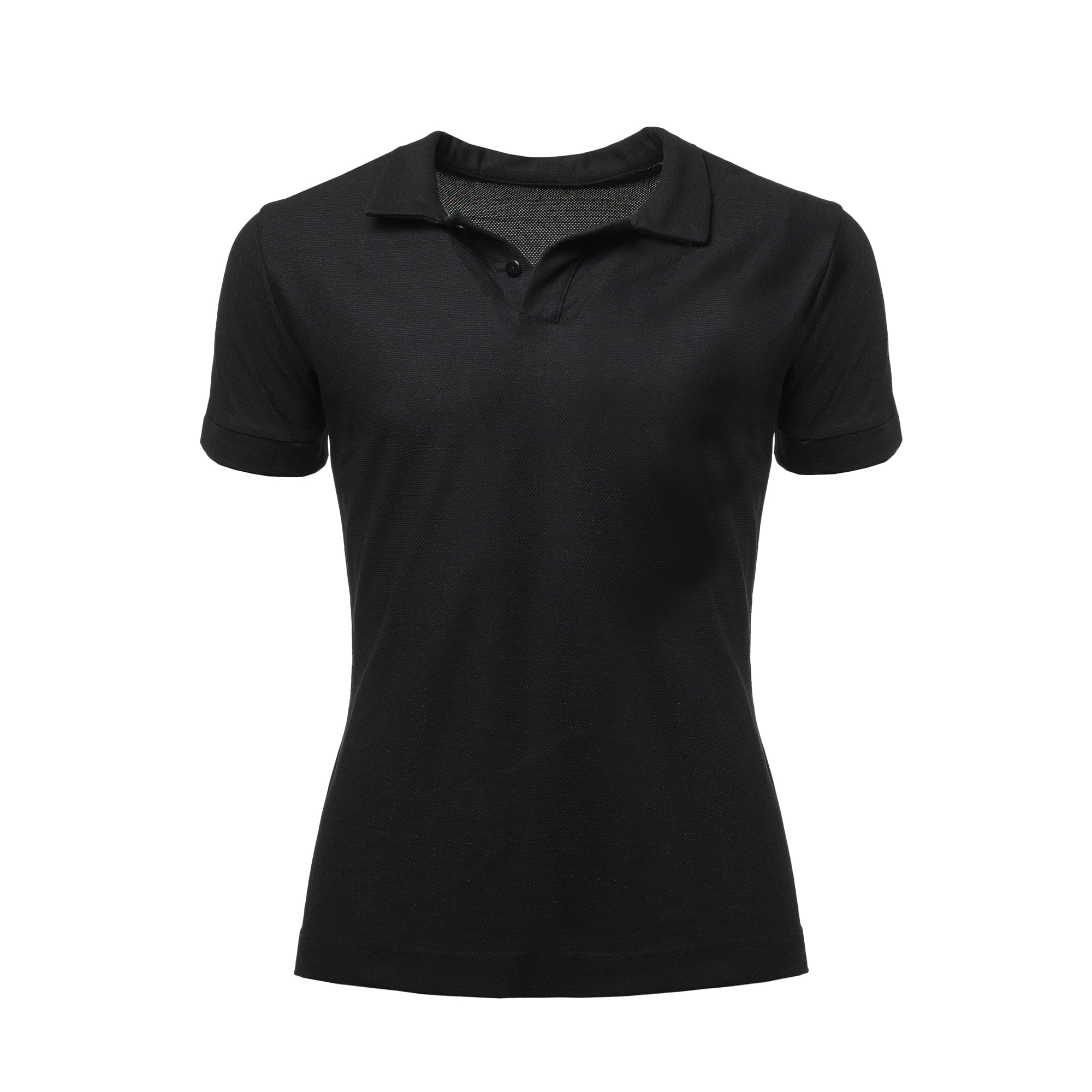 T-shirt Polo Enfant/Garçon à manches courtes Slim Fit - Tissu technique élastique pour la danse respirante et légère - Style décontracté et sportif - Idéal pour la danse et les loisirs