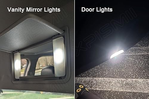 Miniatura 6 de Xpismii Kit de 14 piezas de luz LED blanca de 6000 K para Honda Accord 2013 2014 2015 2016 2017 2018 2019 2020 2021 2022, con diagrama de colocación