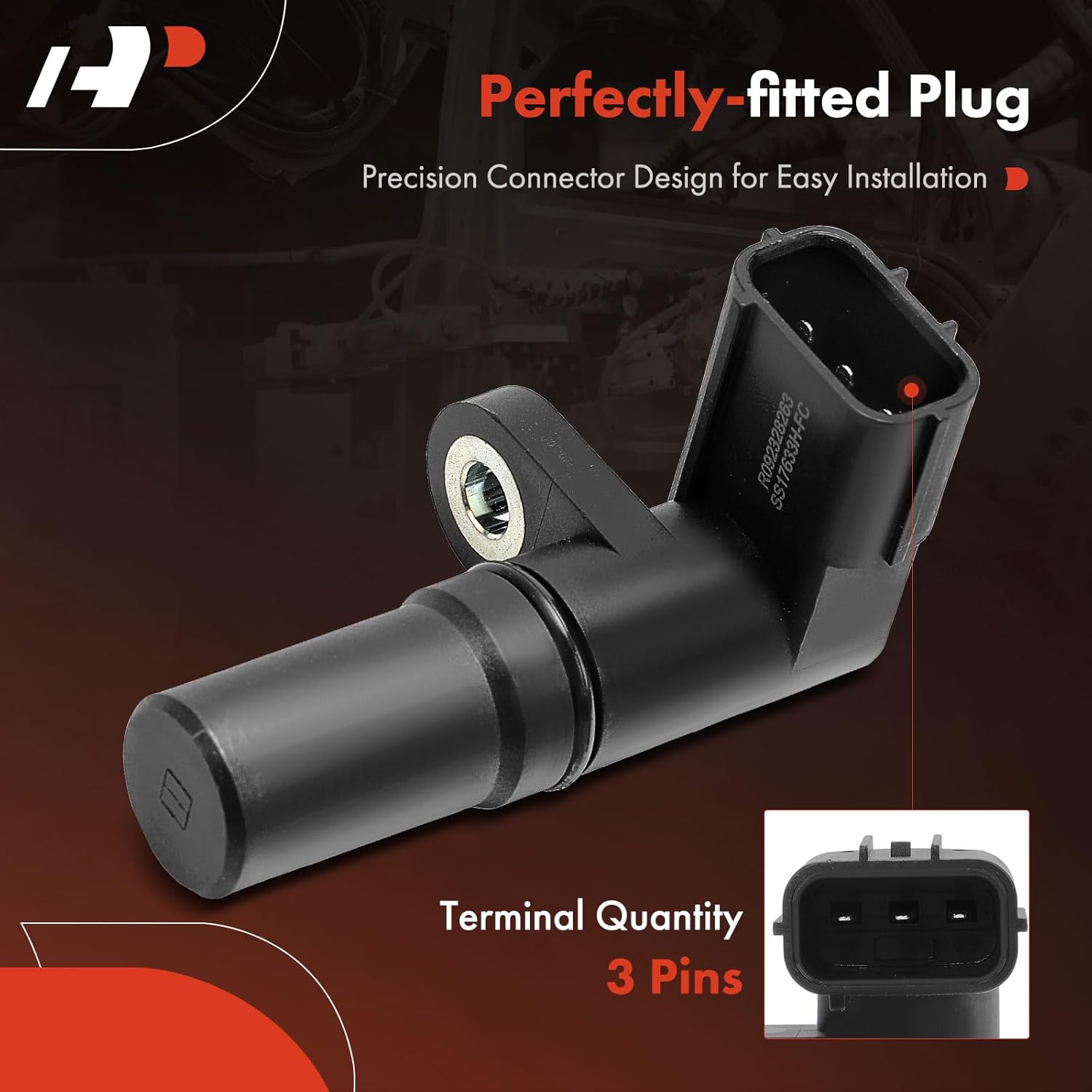 A-Premium Automatic Transmission Speed Sensor Compatible with Honda CR-V CRV 2002-2005, Civic 2001-2011, Pilot 2003-2005, Odyssey 2002-2004, Insight 2001-2006 & Acura MDX 2001-2002, TL, CL, RSX