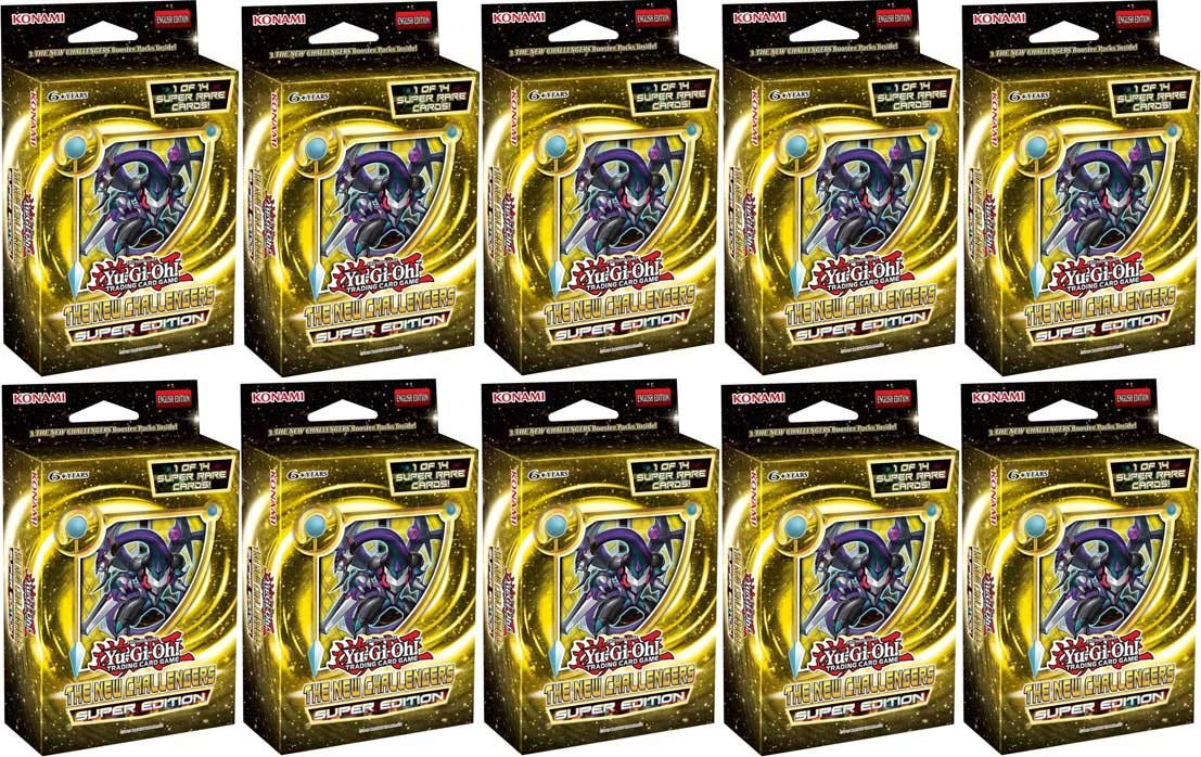 Amazon.com: Yugioh New Challengers SE Special Super Edition TCG Cards Booster  Box