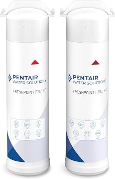 Pentair FreshPoint F2B1/F2B2 Replacement Filter Cartridges, Carbon Water Filter, PFAS Water Filter, NSF Certified to Reduce PFOA/PFOS, 675 Gallon Capacity Set of 2