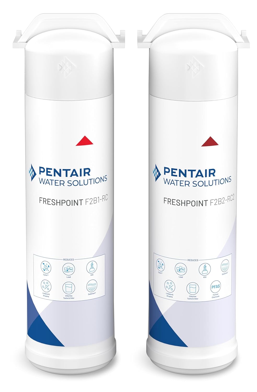 Pentair FreshPoint F2B1 F2B2 Replacement Filter Cartridges Carbon Water Filter PFAS Water Filter NSF Certified to Reduce PFOA