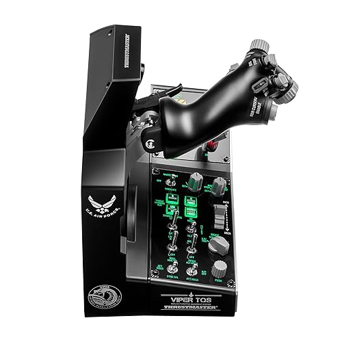Miniatura 6 de Thrustmaster Viper TQS Mission Pack Metal Throttle Quadrant System, Throttle and Control Panel Included, 64 Action Buttons, 6 Axes, Licensed by the
