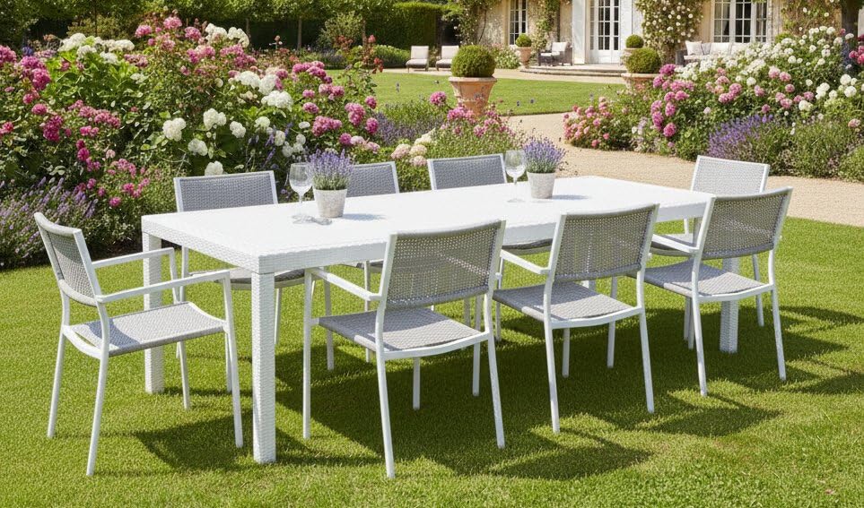 Table d'extérieur Roma extensible pour ne plus manquer de place sur la terrasse - 8
