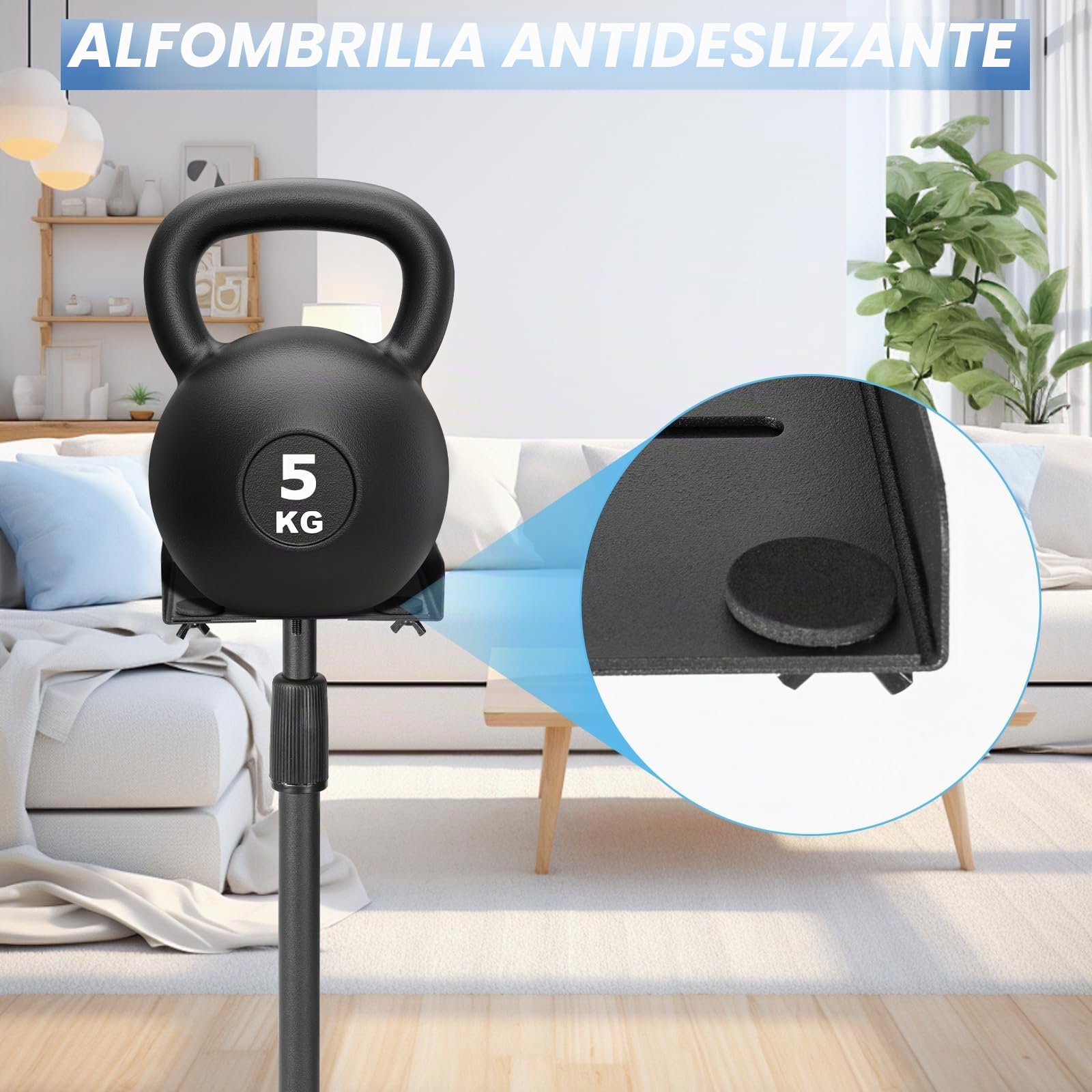 OUUTMEE Soporte de altavoz de altura ajustable, rango de ajuste de altura: 80 – 130 cm, paquete de 2, adecuado para una amplia gama de modelos de altavoces