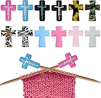 Vista 9 de 20 piezas de protectores para puntas de agujas de tejer con lindos animales, protectores para agujas de tejer, tamaño US 2.5-13 (3mm-9mm)