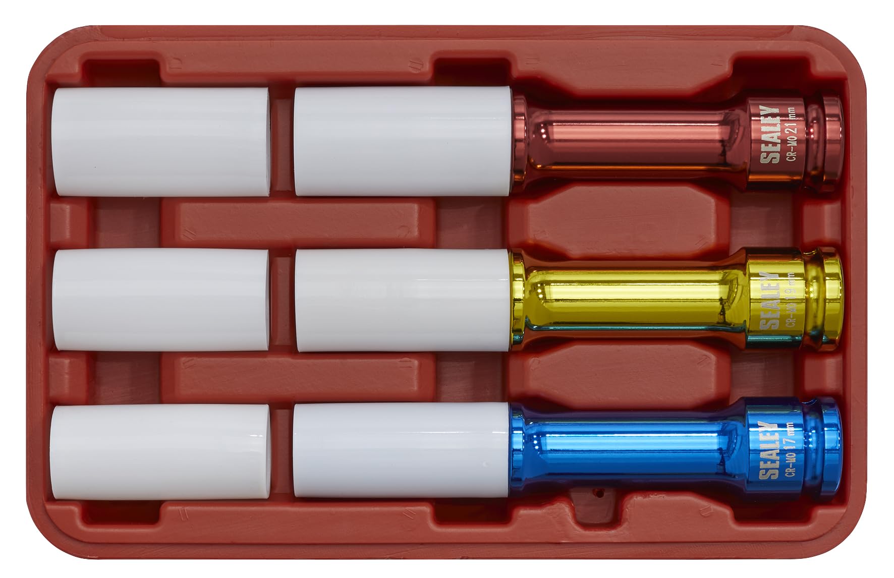 Amazon.com: Sealey SX031D Alloy Wheel Long Reach Impact Socket Set