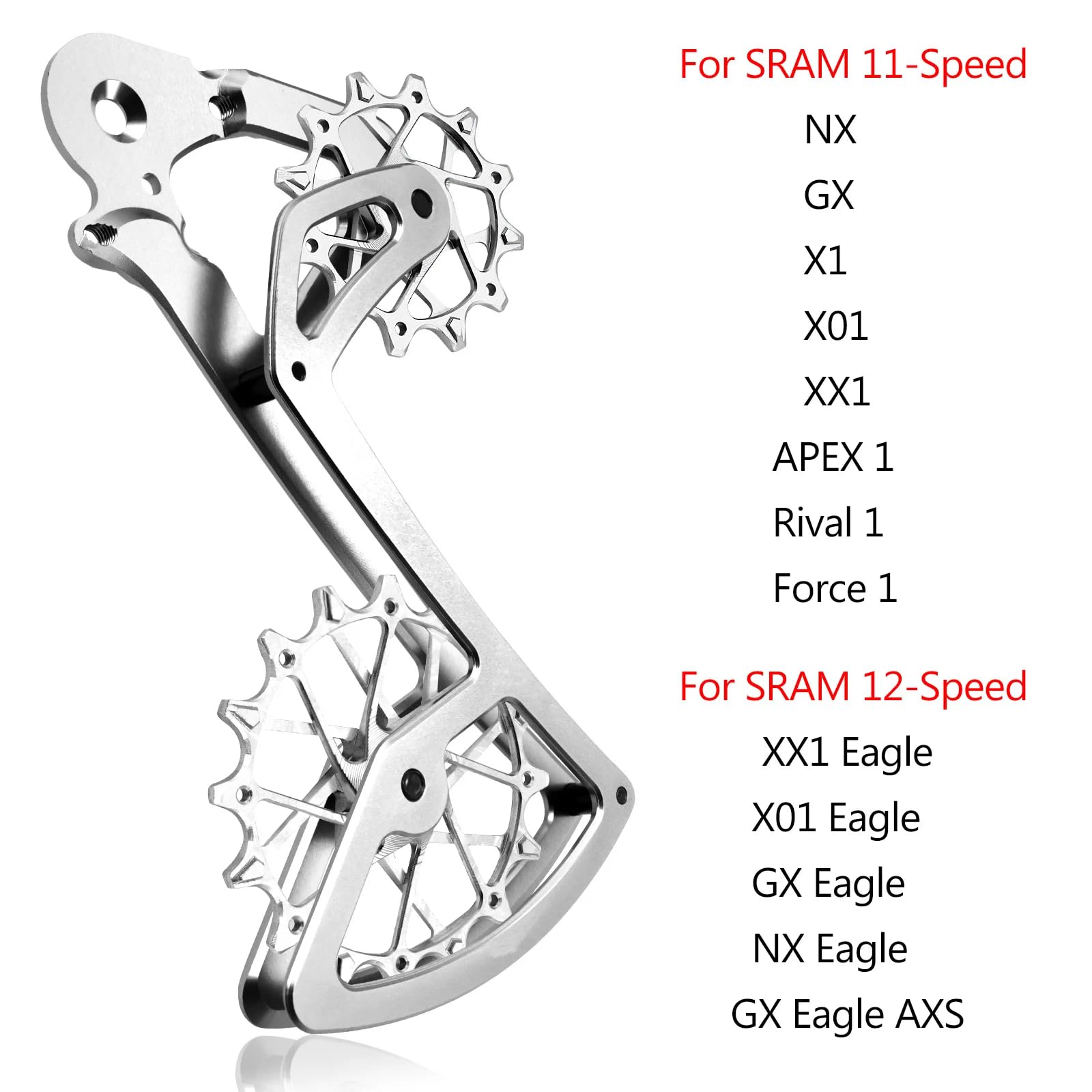Część rowerowa koła pasowe 12T+16T do SRAM MTB tylna przerzutka klatka 11/12 prędkości NX GX X1 X01 XX1 APEX 1 Rival 1 Force 1