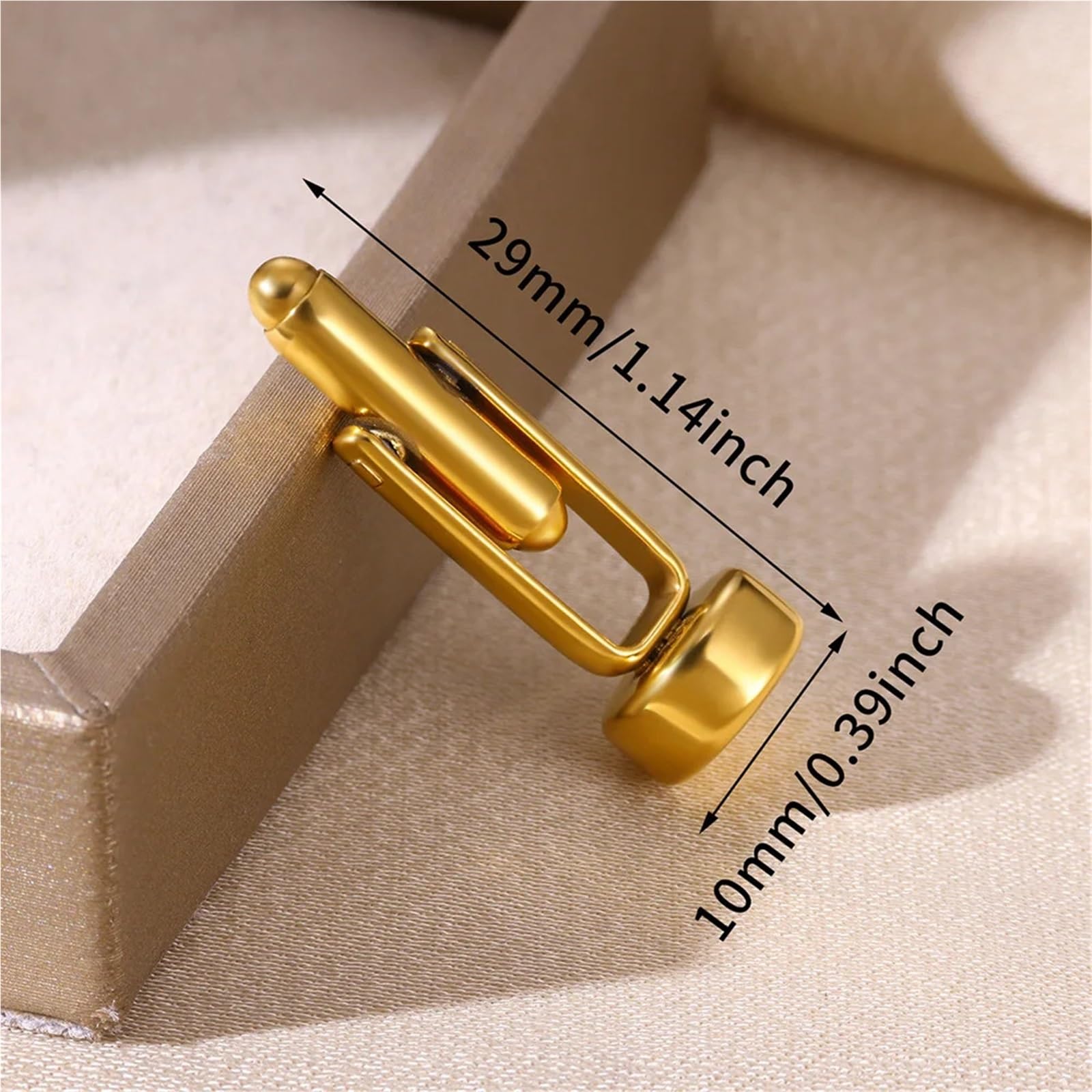 Krawattennadeln für Herren Cufflinks For Men Sleeve Wrist Buttons Shirt Clasps Stainless Steel Cuff Buckle Wedding Grooms Jewelry Mens Accessories