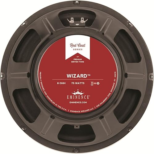 Miniatura 6 de Eminence Red Coat Series Private Jack - Altavoz de guitarra de 12 pulgadas, 50 vatios a 8 ohmios, color negro