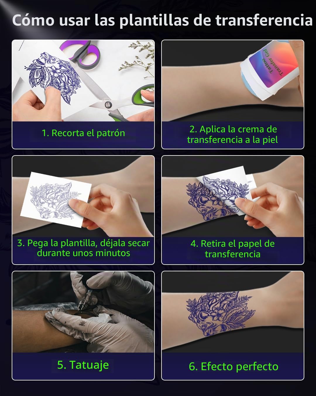 Termocopiadora Tattoo, P84 Impresora Termica Tattoo, Dispositivo Tattoo Transferencia Estarcido Portátil para Principiantes con Papel, Compatible con Android & iOS