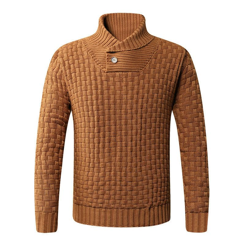 Pull chaud homme aux finitions soignées et coupe ample chic - 4