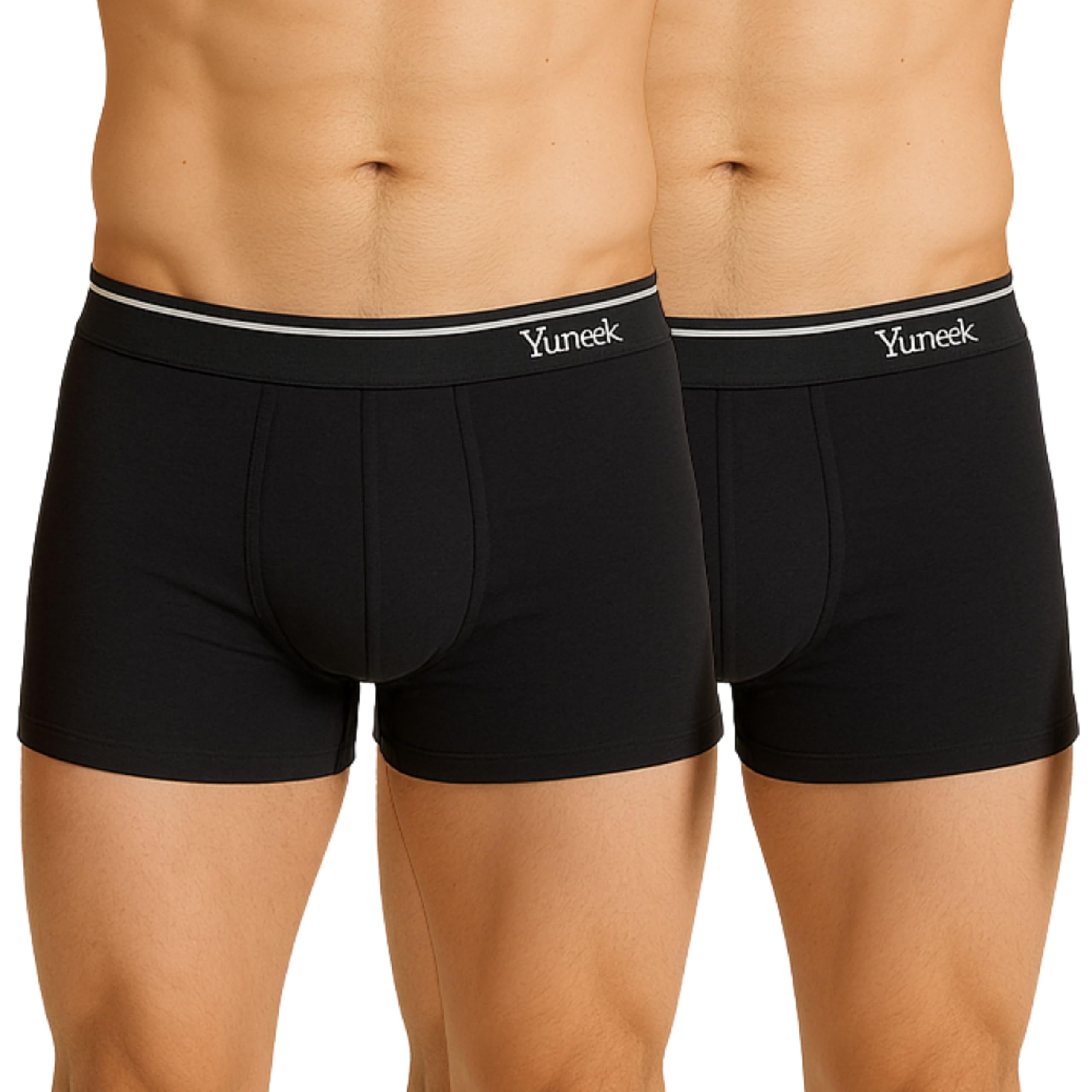 yuneek Men’s Trunk | Premium Combed Cotton Underwear | Soft Stretchable Fabric | Durable | No Marks Waistband Pack of 2-picture-18
