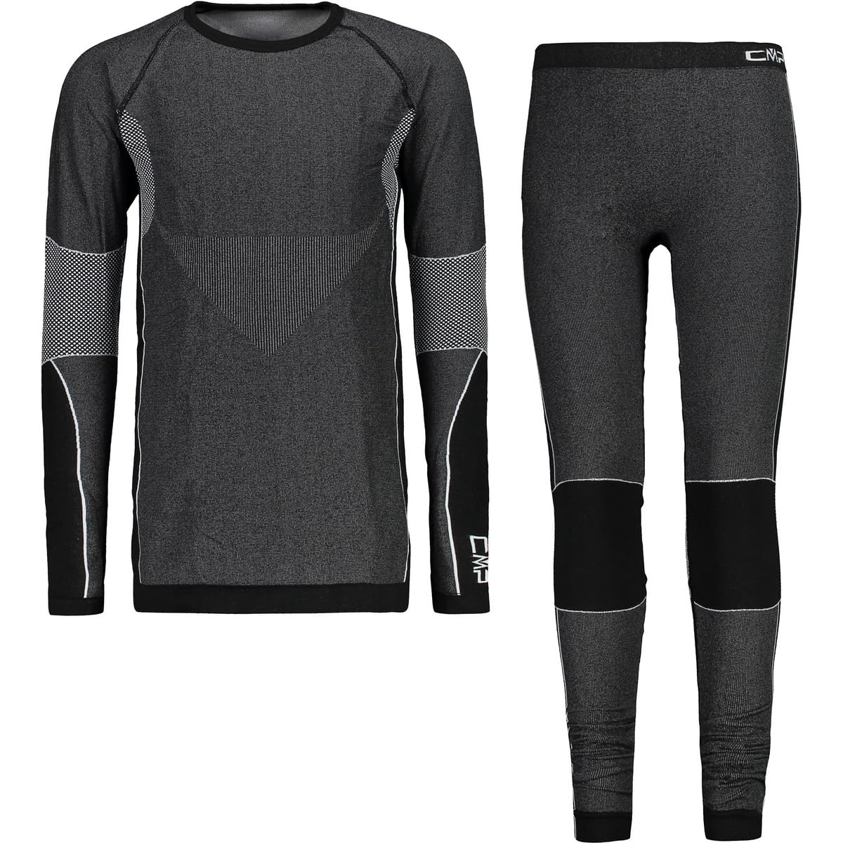 CMP Kinder Seamless Unterwäsche Set, Nero, EU 164-176