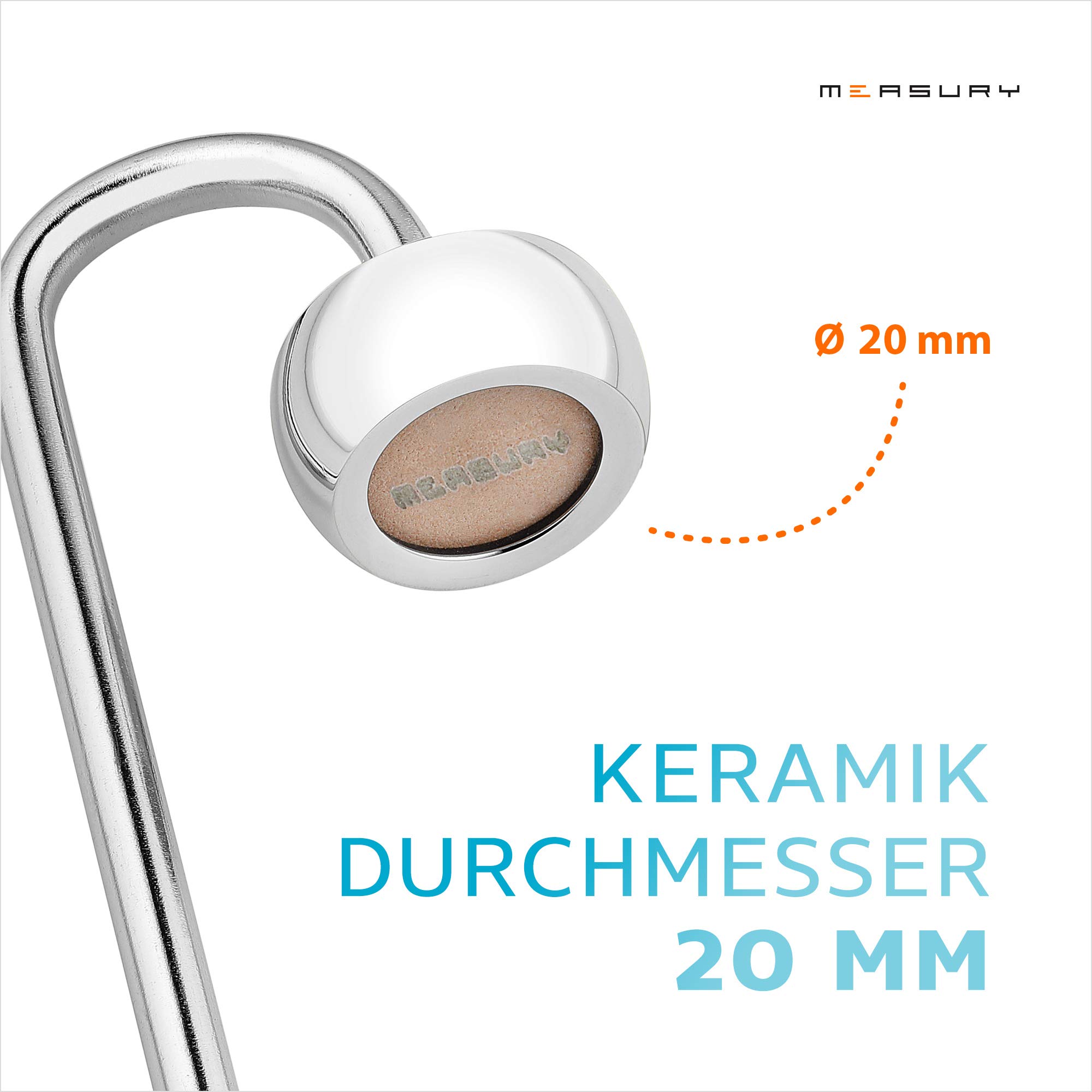 Measury Diffuseur de CO2 aquarium acier inoxydable, diffuseur aquarium - 250mm