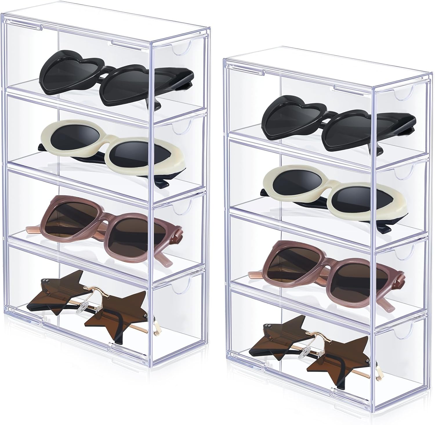 Sintuff Pieces Acrylic Sunglass Organizer Clear Spain Ubuy