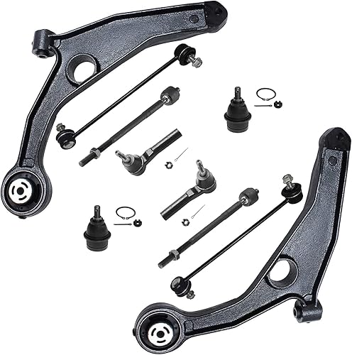 Miniatura 100 de Detroit Axle - Kit de suspensión frontal de 10 piezas para Chevy Trailblazer EXT GMC Envoy XL XUV Buick Rainier Isuzu Ascender Olds Bravada, brazos