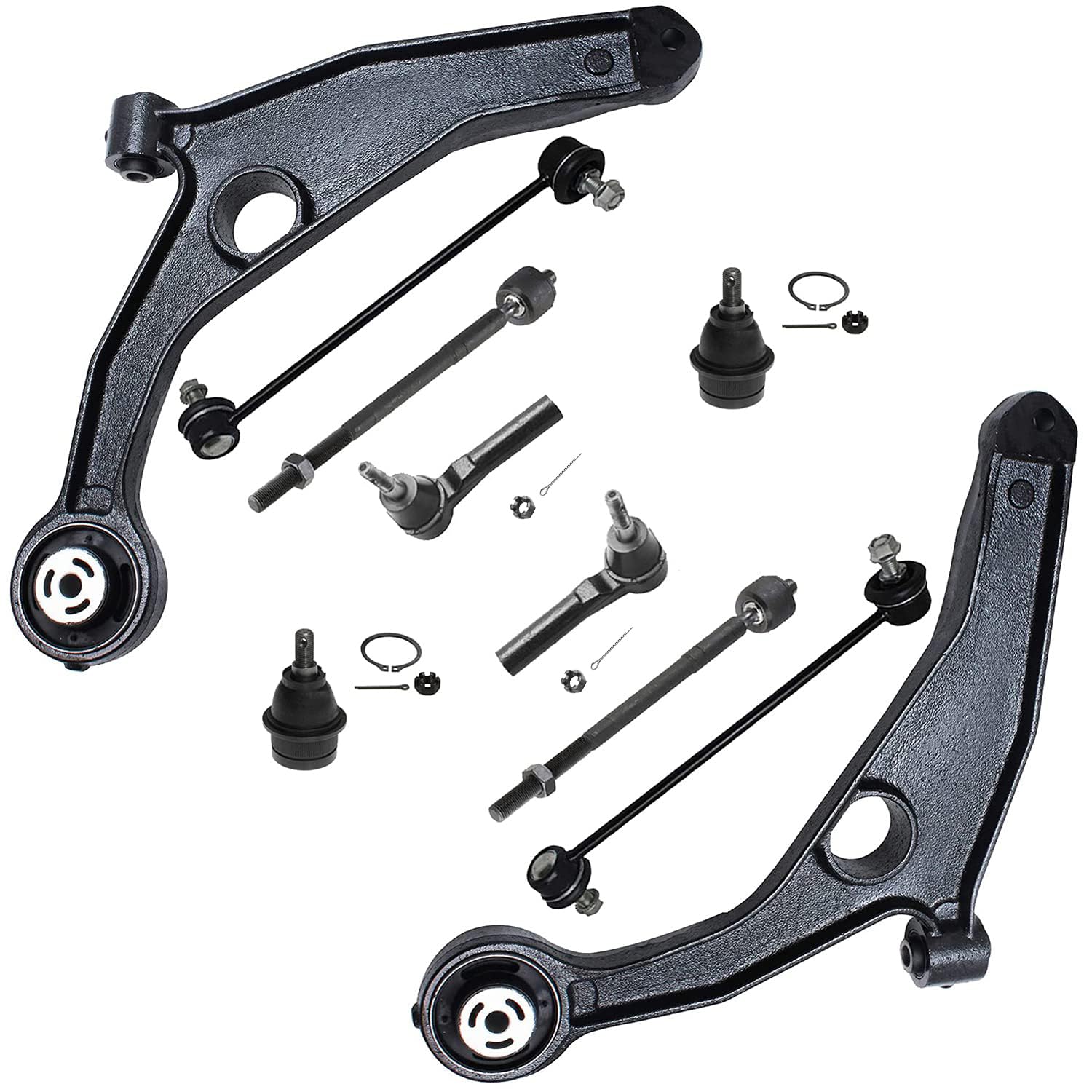 Detroit Axle - Front End 10pc Suspension Kit for 2008-2014 Dodge Avenger