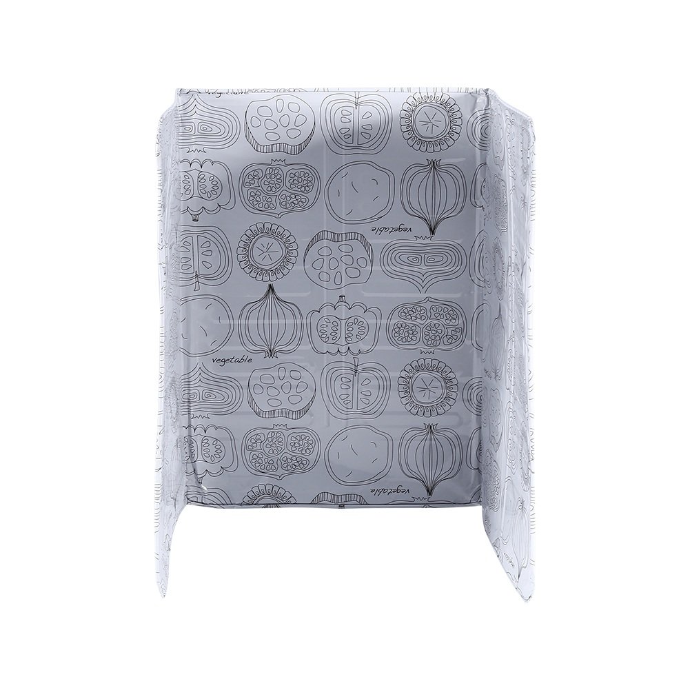 Pare-éclaboussures Antiadhésif Pour Cuisson - 84 X 39 Cm - Aluminium, 3 Panneaux Articulés - Protège Des Projections D'huile - 8