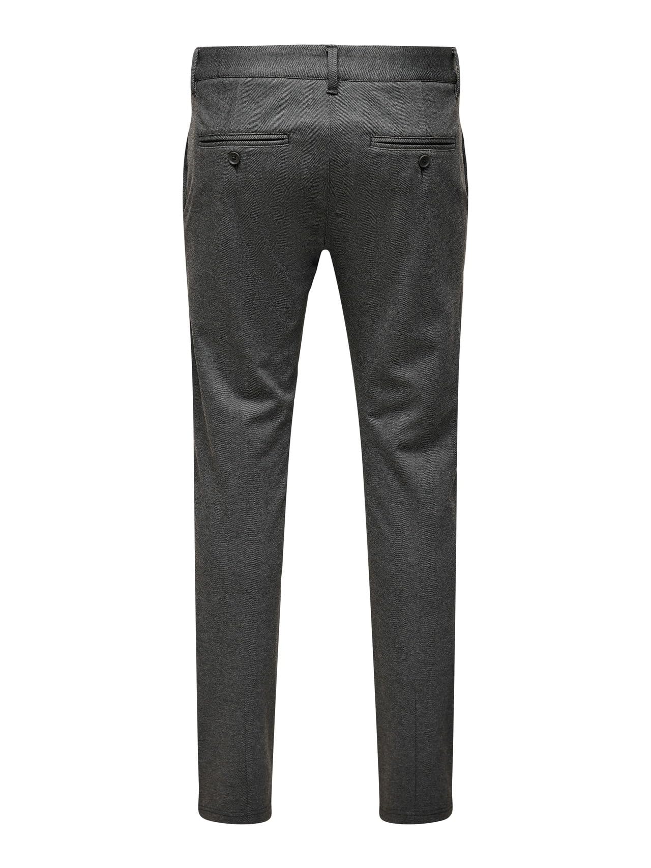 ONLY & SONS Herren Chino Hose ONSMARK 2911 - Slim Fit - Schwarz W28-W38 Stretch