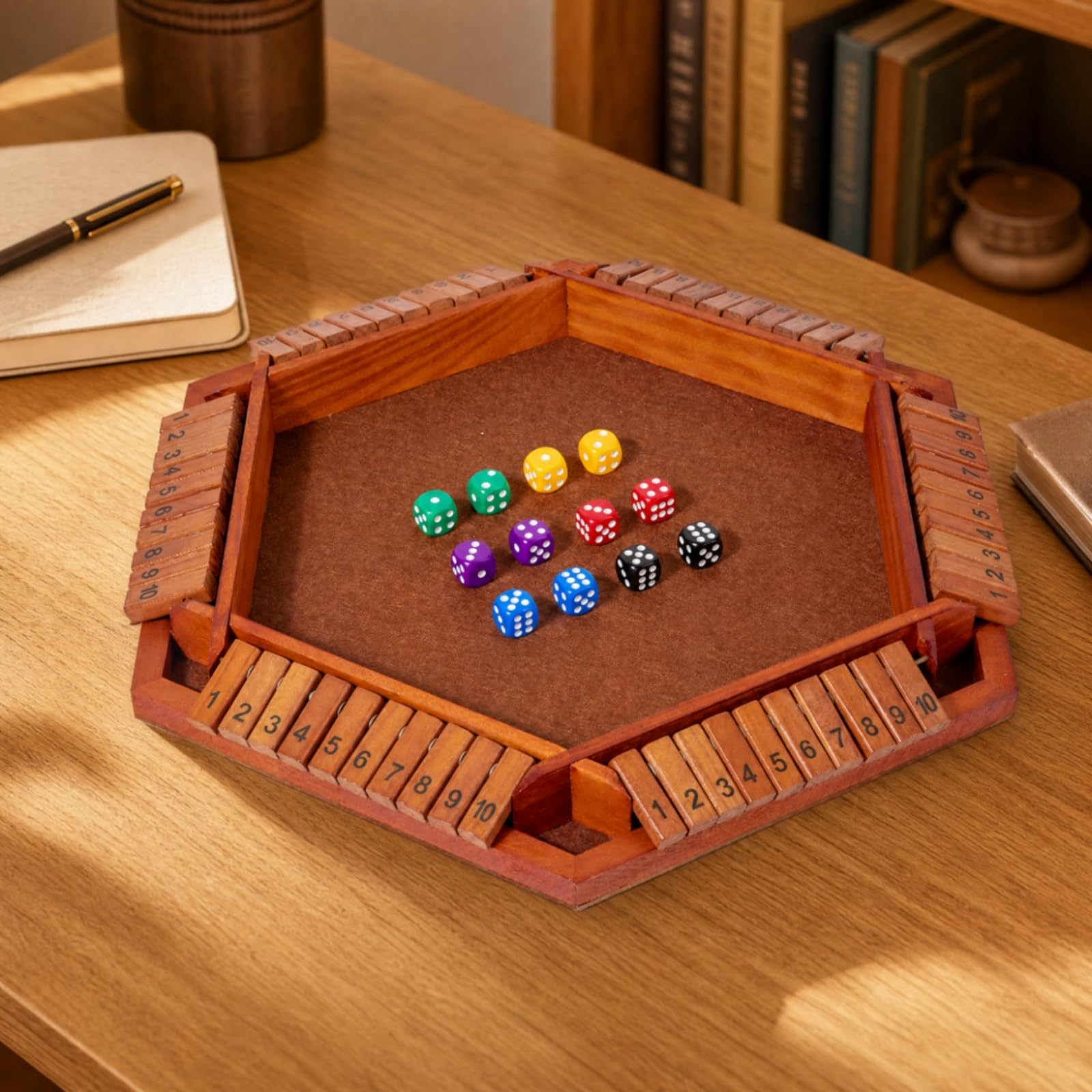 Milageto Gioco con Tessere Ribaltabili da 1 a 10 Educativo Gioco con Tessere Numeriche e Di Ricreativo per Bambini, Multicolore