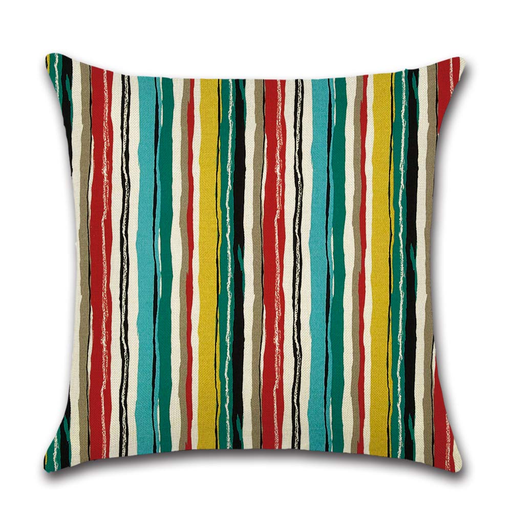 CLVEDU 4Pack Pillow Covers 20x20In Throw Pillow Case Cushion Covers Colorful Printed Throw Pillow Covers - Image 2