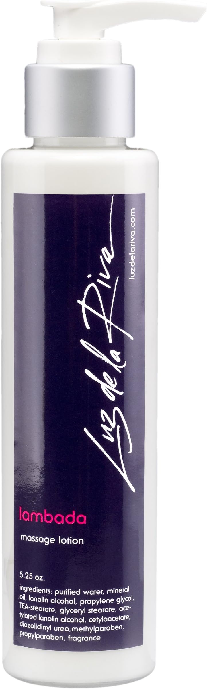 Luz de la Riva Massage Lotion, Lambada, 5.25-Ounce Bottle