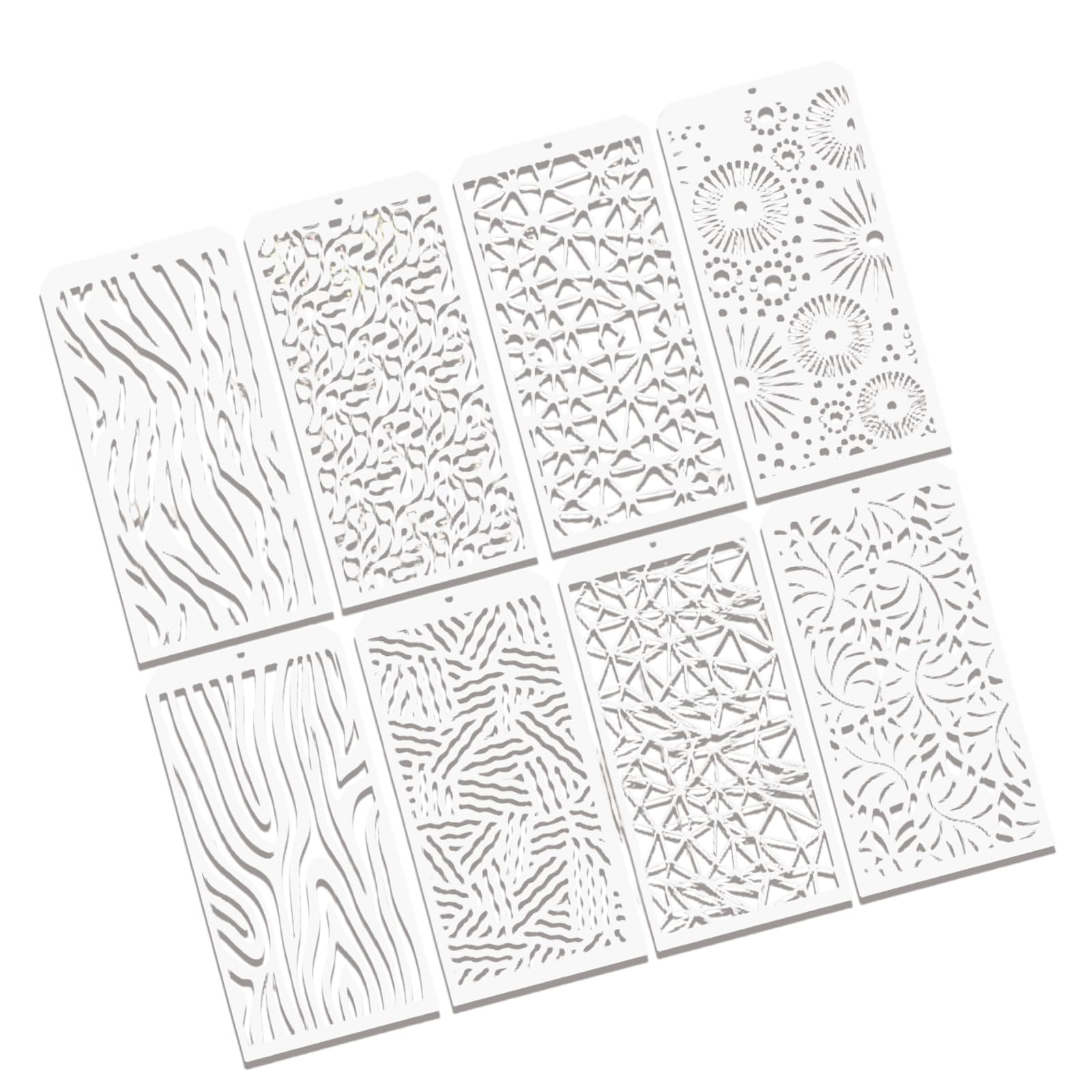 Ljmyy Safe Craft Stencil Quality PET Materials Template Precisions Cut For Wall Decoration School Projects And Arts