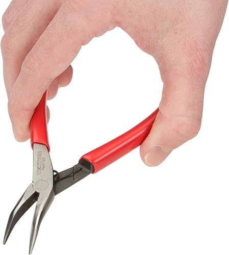 Miniatura 6 de TEKTON Mini alicates de punta larga de 45 grados PMN11301