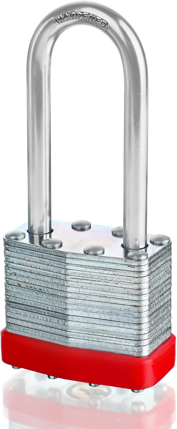 Pack of 4 Keyed-Alike Padlocks and 60mm Heavy Duty Waterproof Keyed Padlock