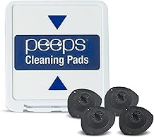 Peeps Carbon Klean Eyeglass Cleaner Replacement Pads, Tecnologia de Microfibra de Carbono Eficiente e Dur&aacute;vel - Usado Exclusivamente pela NASA 1000 Usos