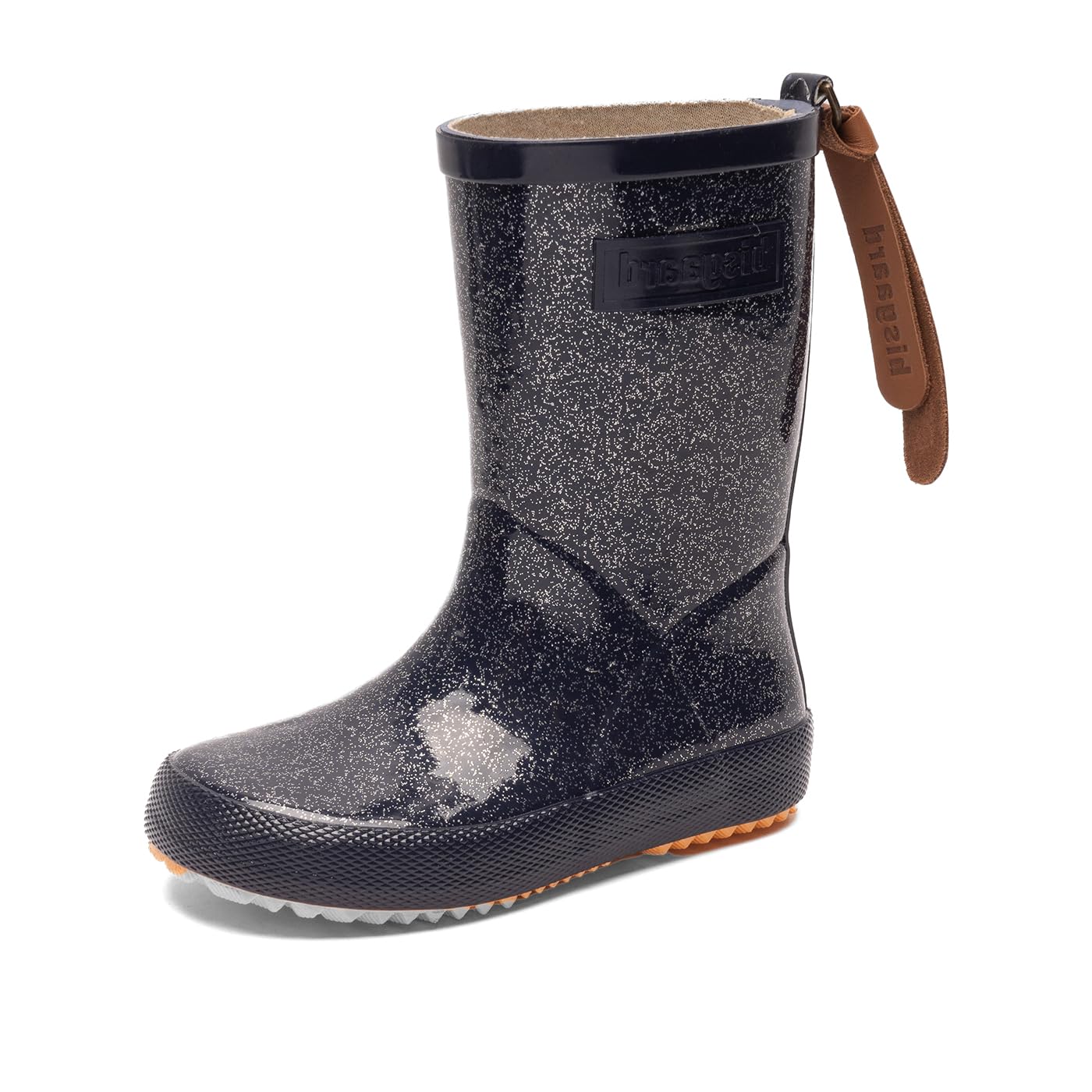 Bisgaard Girls' Fashion Rain Boot, Ocean Glitter, 1 UK