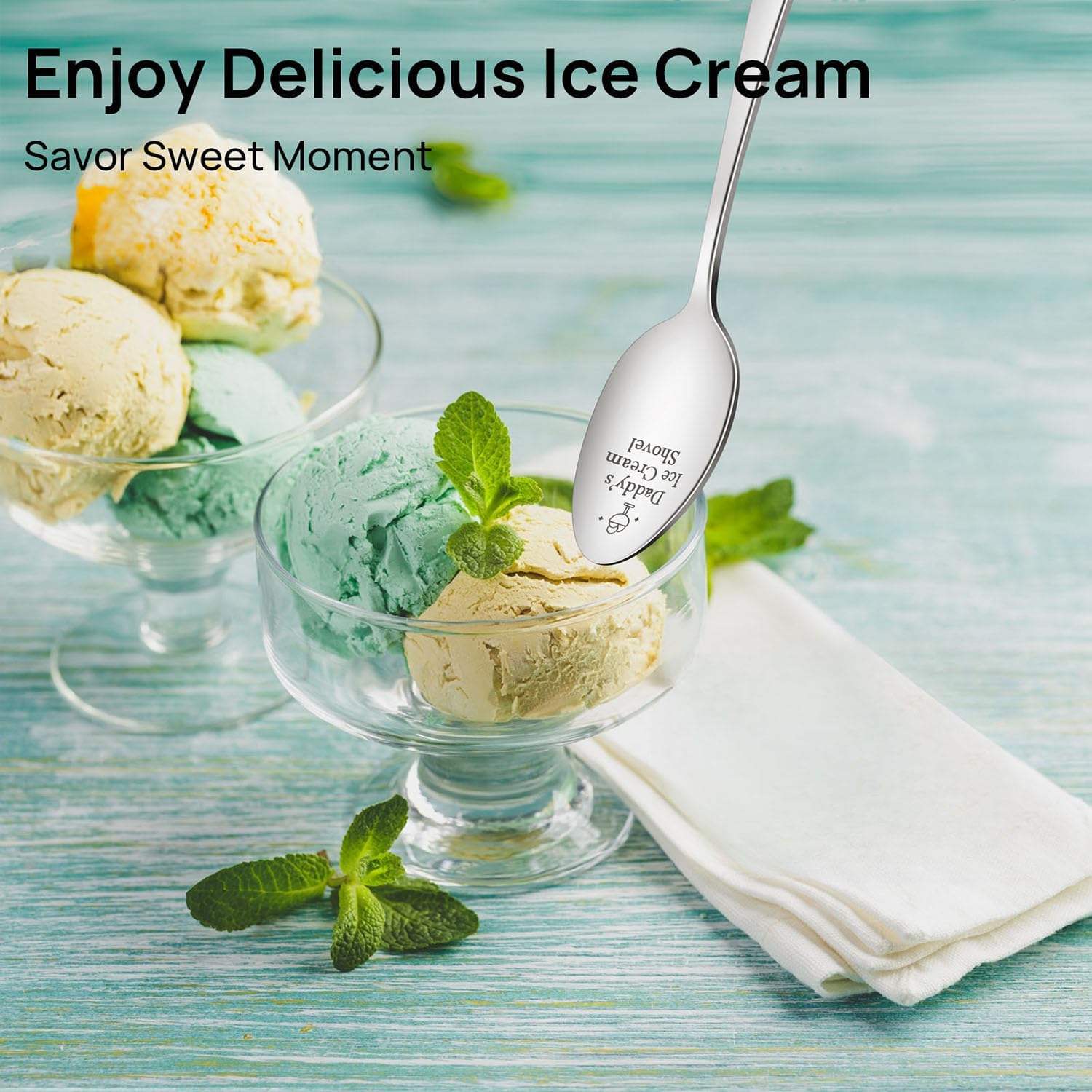 Dad Gifts for Christmas, Dad Christmas Gifts, Funny Stocking Stuffers for Dad, Dads Ice Cream Shovel, Birthday Gifts for Dad, Unique Gifts for Grandfather Husband Brother Uncle From Daughter Son - Image 4