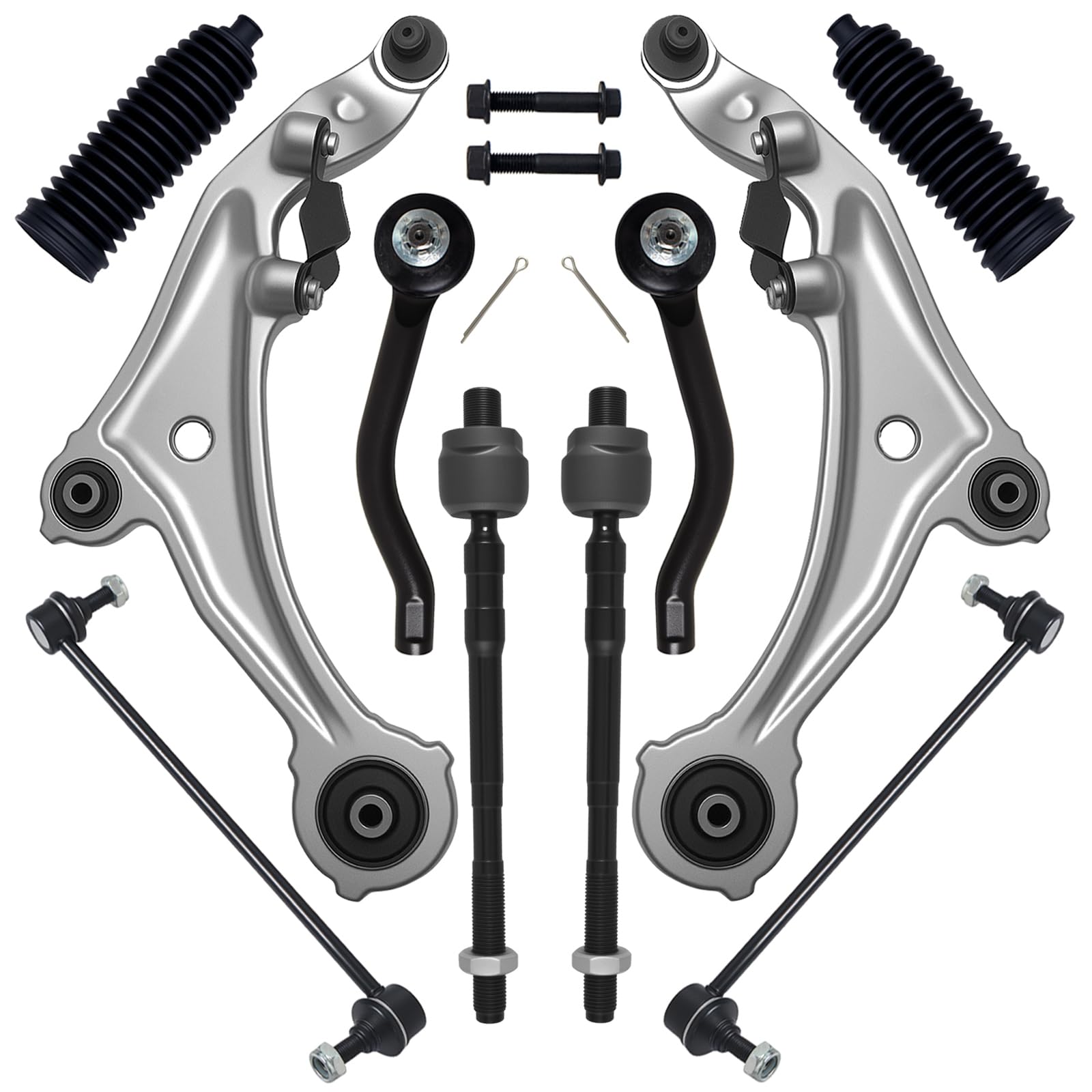 Amazon.com: 10Pcs Front End Suspension Kit Fit For 2009-2014