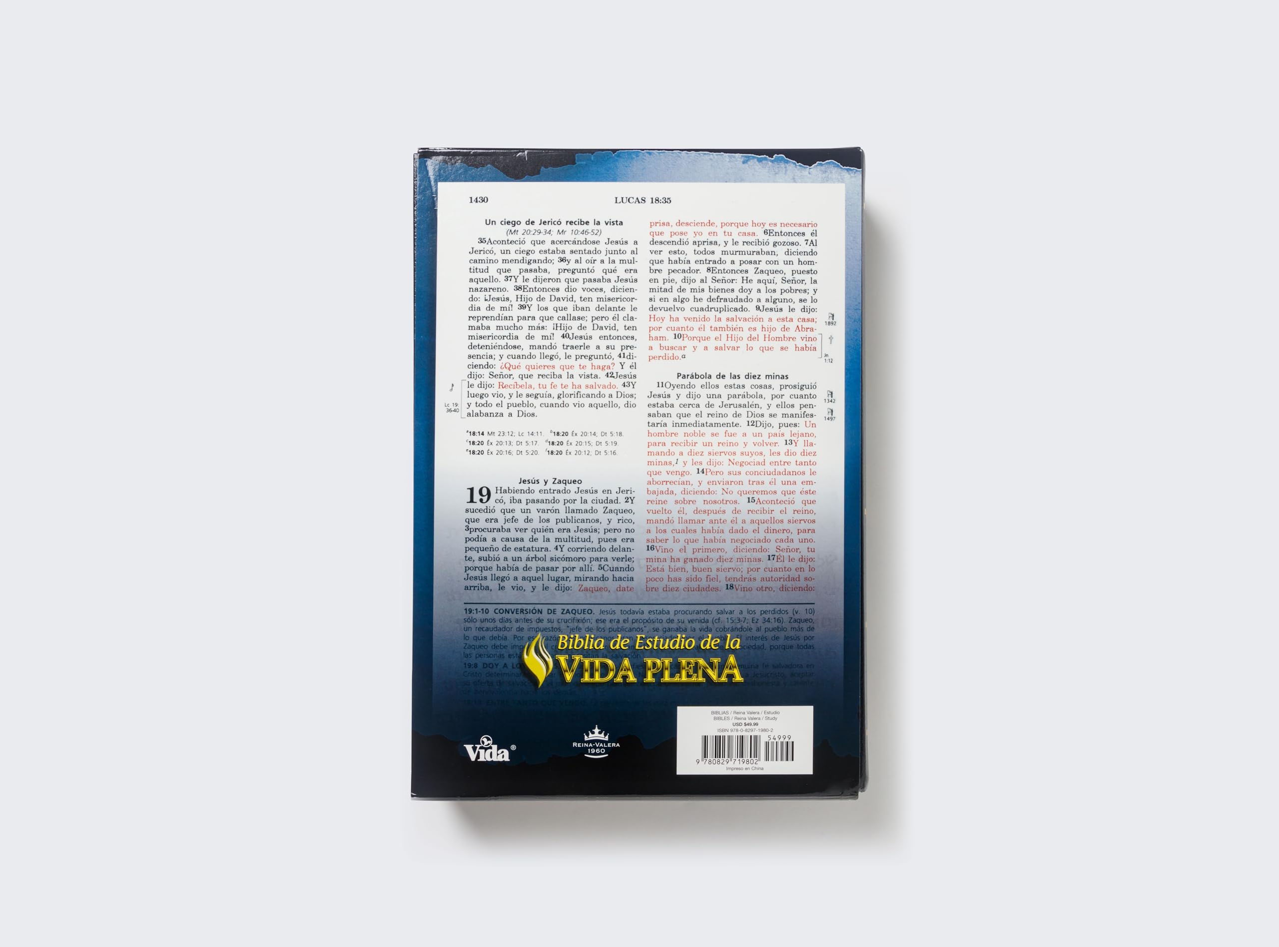 Biblia de Estudio de la Vida Plena-RV 1960: Reina-Valera 1960 (Full Life Study Bible)