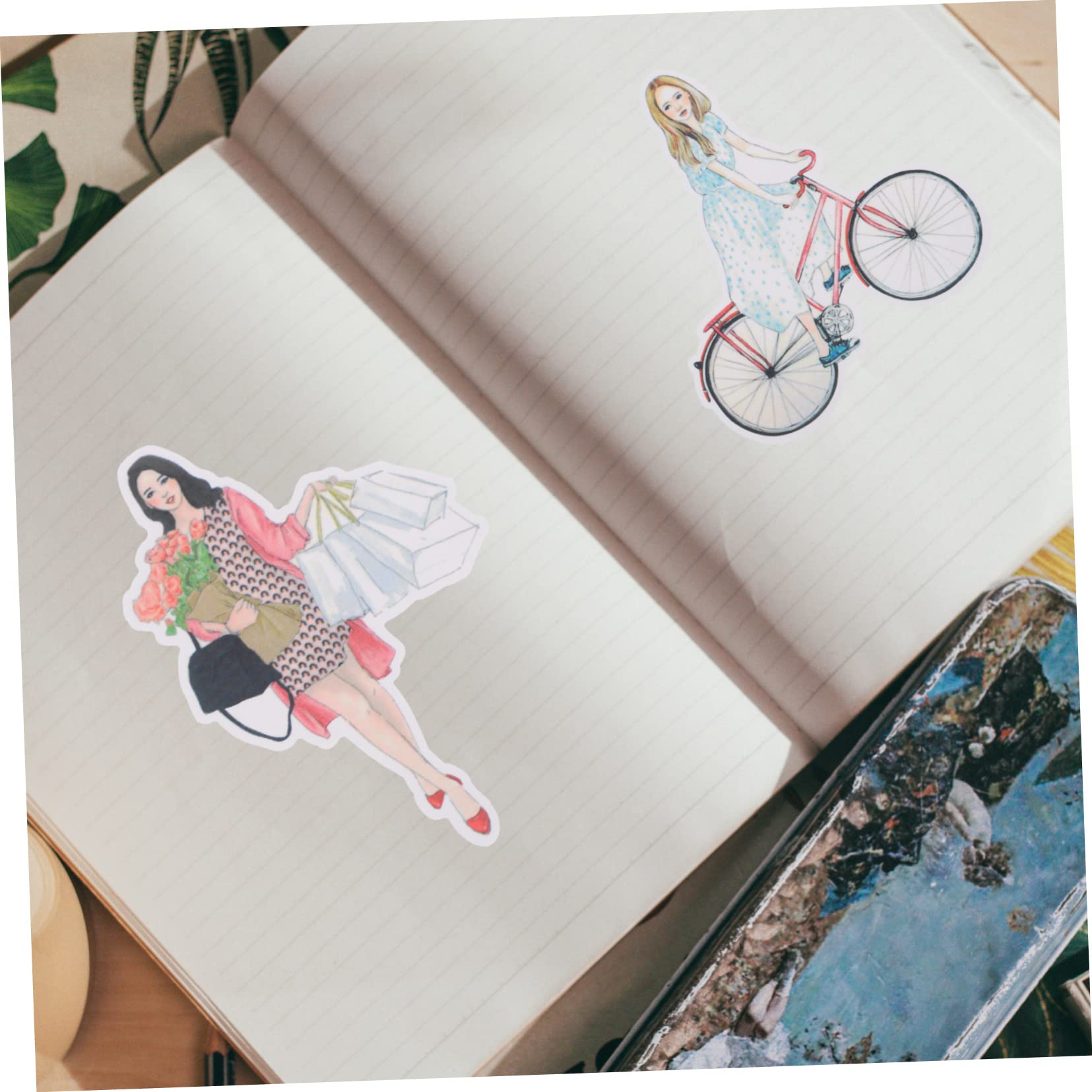 SEWACC 1080piezas Pegatinas De Scrapbooking Stickers Para Álbumes y Manualidades Diseño Aesthetic y Vintage Impermeables y Autoadhesivos