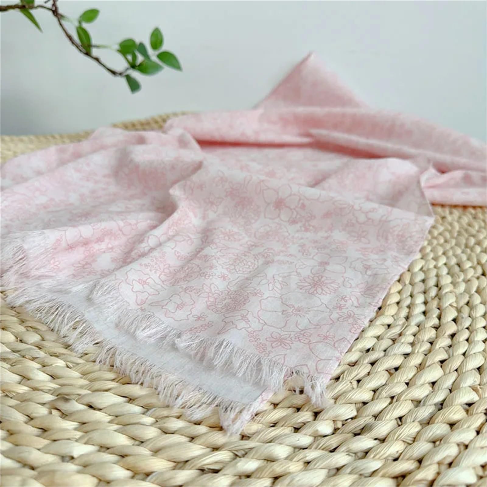 Foulard estivo Sciarpa da donna con protezione for il collo leggera, fresca ed elegante, stampata in cotone primaverile estivo