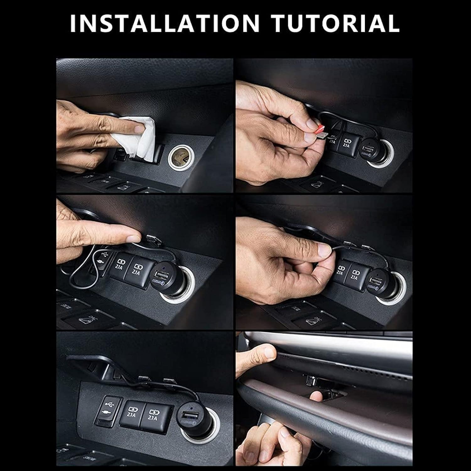 car wireless charger 15w fast charging phone charging pad for to yo ta highlander 2014 2019 center console accessory panelcan be installed and disass