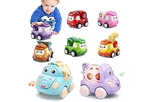 ZHENDUO Friction Toy Cars 8-Pack