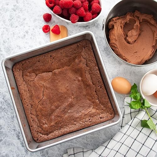 Miniatura 5 de Rada Bandeja cuadrada para cubiertos de 9 x 9 pulgadas, paquete de 2