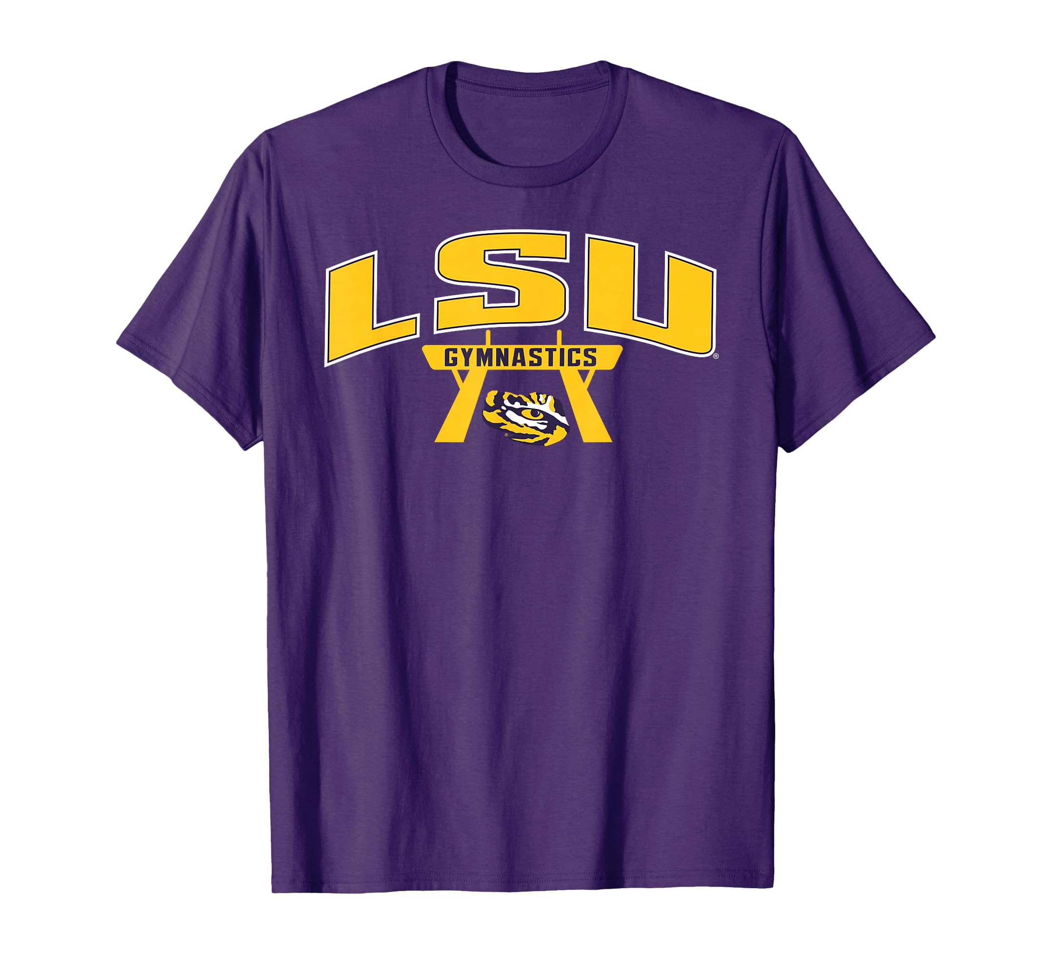 LSU Tigers Gymnastics Beam Purple Officially Licensed T-Shirt