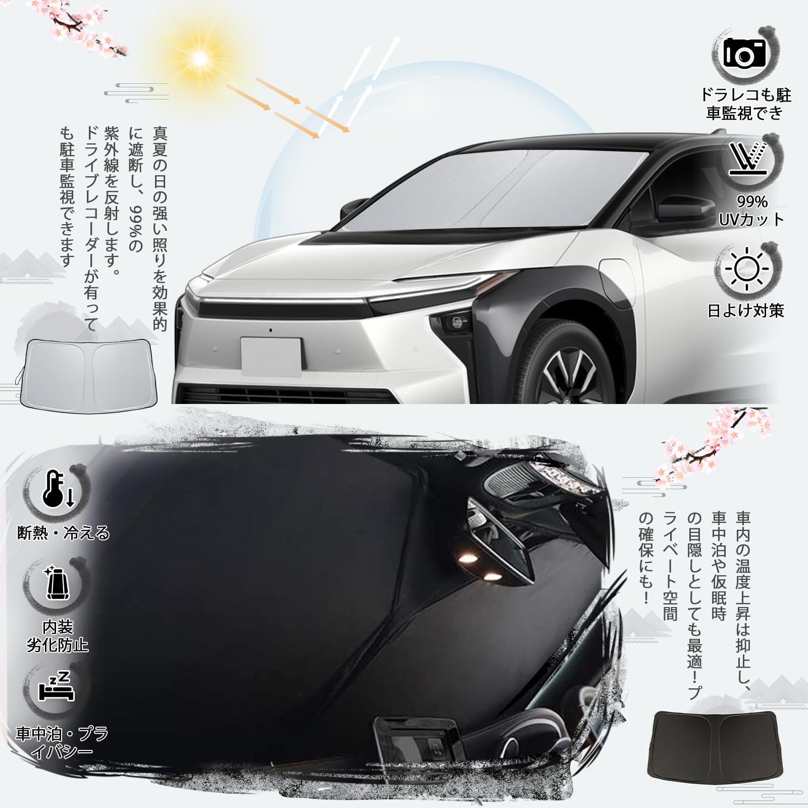 Amazon | ruiya 改良済み 2025新型 トヨタ bZ4X / スバル ソルテラ