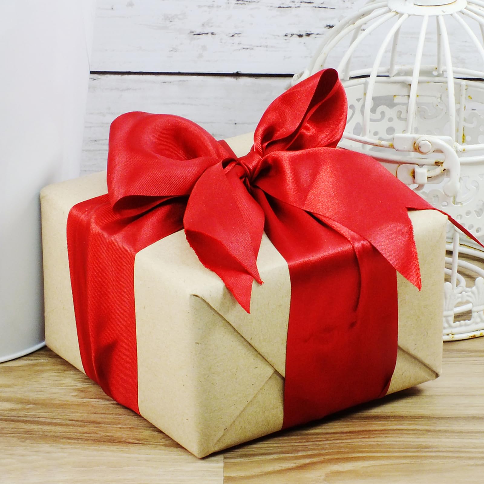 Ruban Satin Rouge 15mm X 22m Ruban Cadeau EmballageRuban Tissu