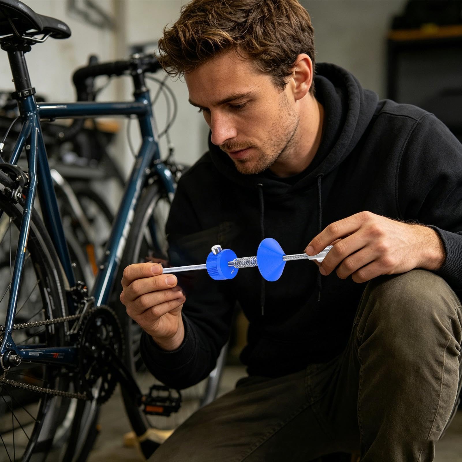 Strumento di rimozione della manovella – Chiave di manutenzione rapida e supporto inferiore | Riparazione della bicicletta per pedali, supporto, rimozione dei cuscinetti, mountain bike, manutenzione