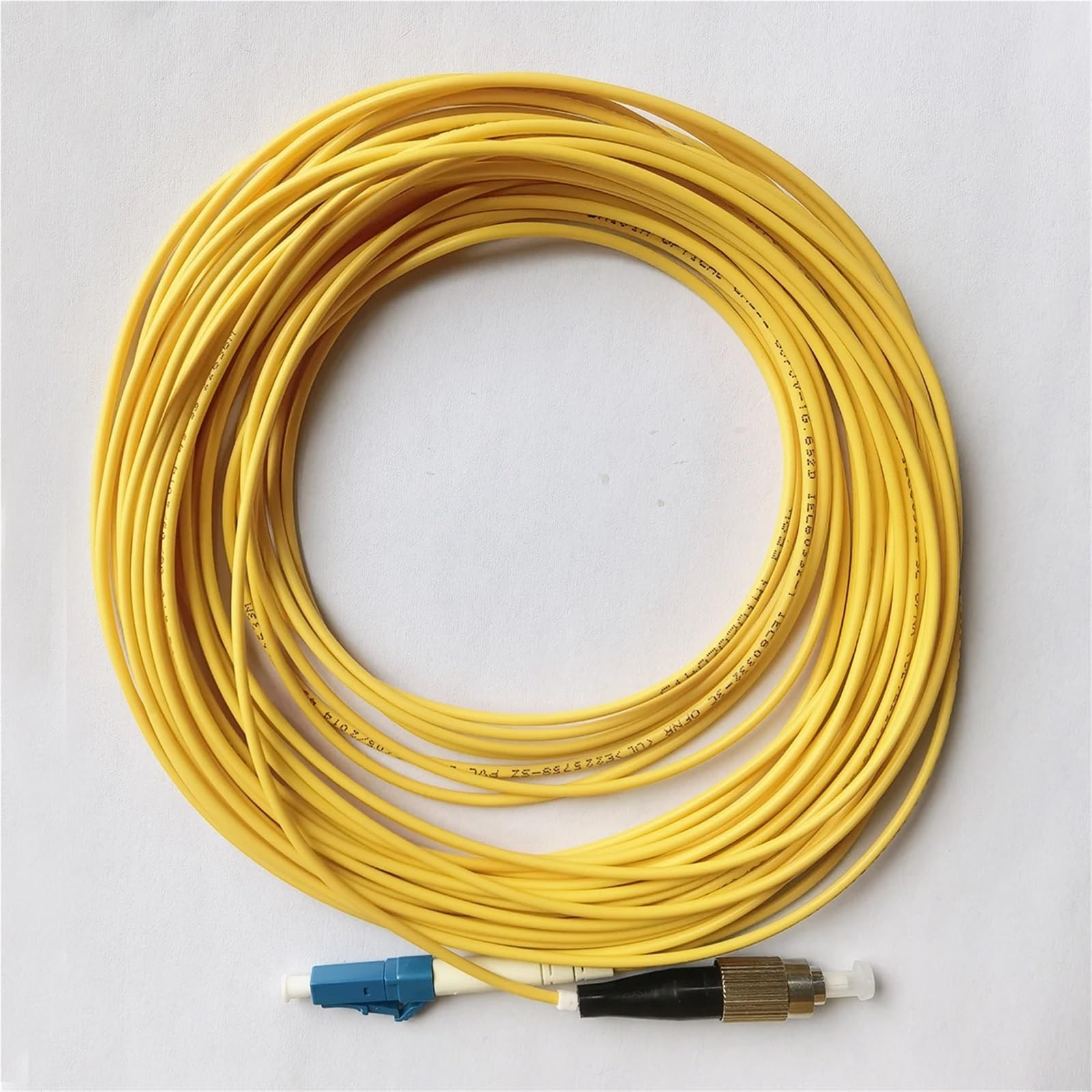 câbles à fibre optique, Cordon de raccordement fibre optique monomode FC/UPC-LC/UPC, diamètre 2,0 mm, 0,8 m/10 m(10M FCupc To LCupc)