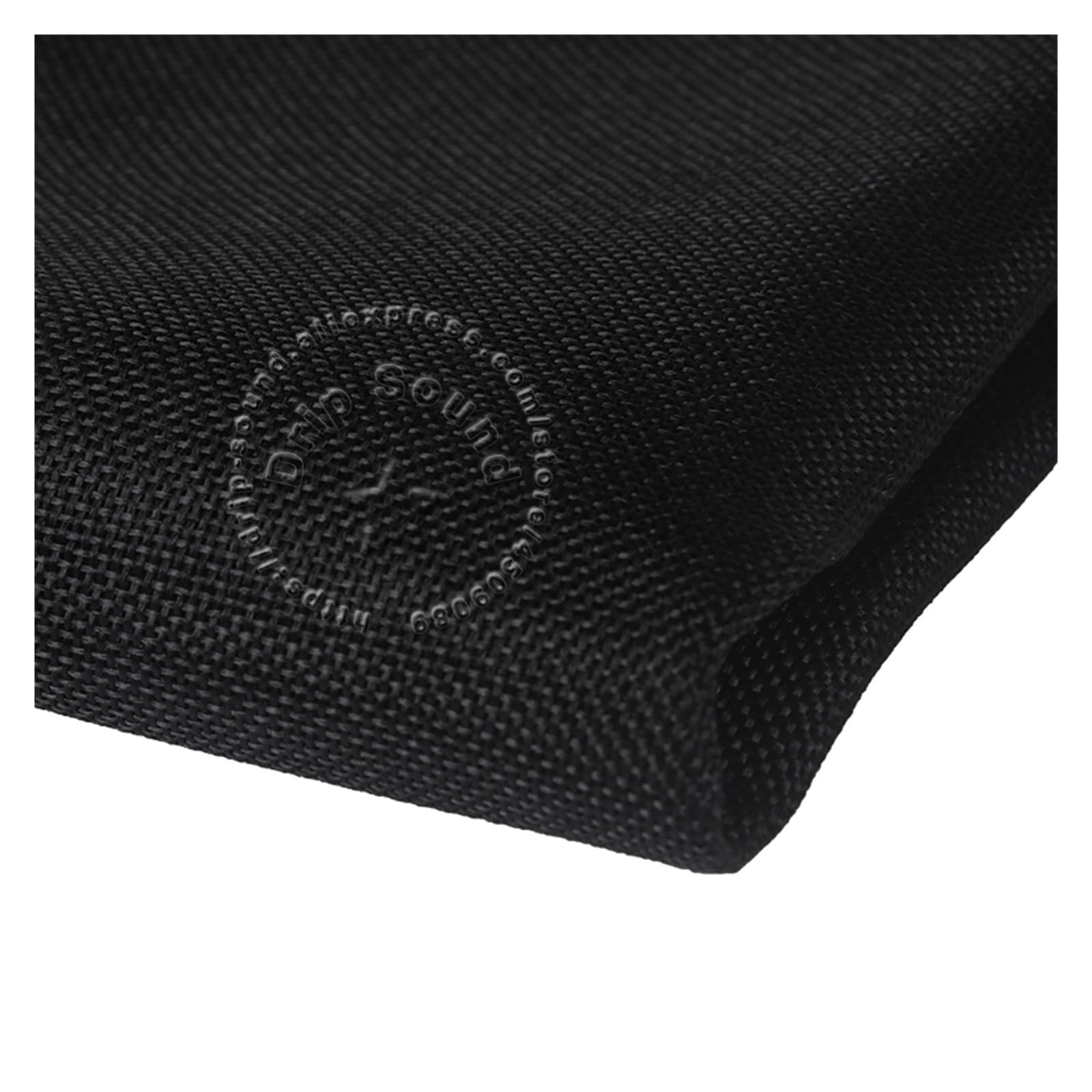 Speaker Linen Fabric Dust Grille Cloth Coarse Antique Mesh Gauze Retro Sound Transparent Dustproof Guitar Mask Protective Parts(Black)